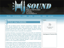 Tablet Screenshot of hjsound.hu